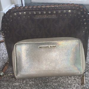 Michael Kors purse and Wallet